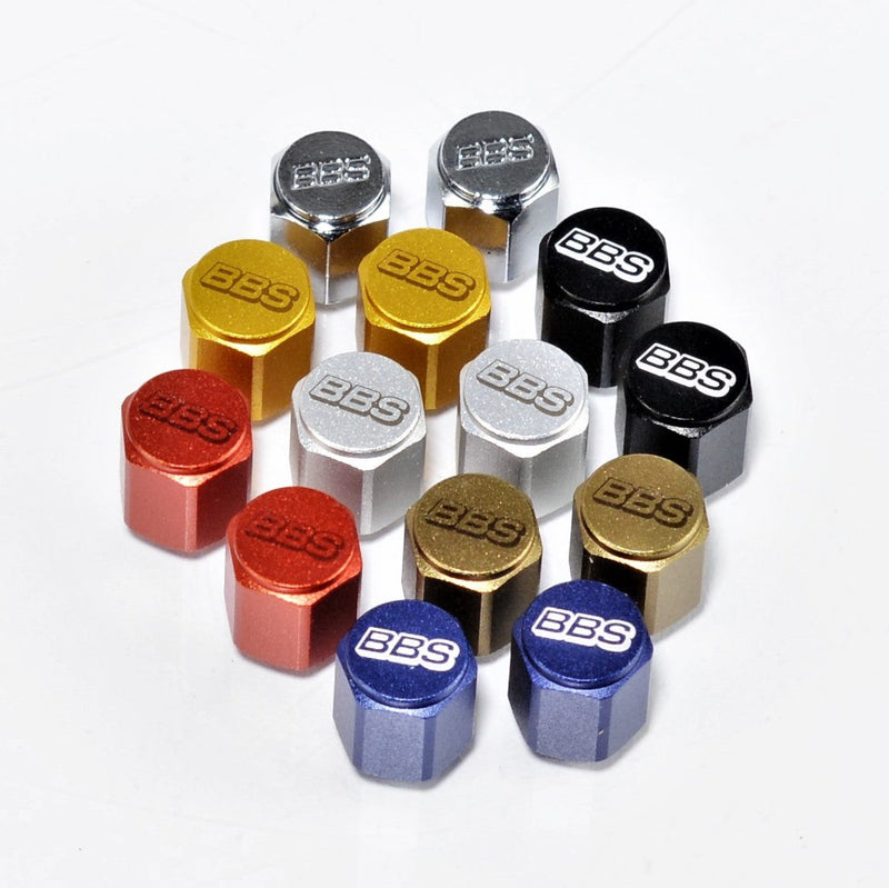 BBS BBS Valve Cap Set - Blue