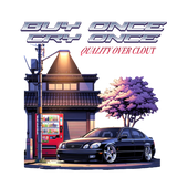 PMD JDM Legend “Buy Once Cry Once” Tee – Quality Over Clout Collection (black)