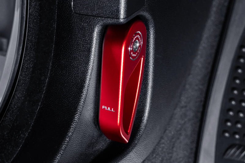 BMW M Car E9x Series Blackline Performance Edition Red Hood Latch Handle (Lhd)