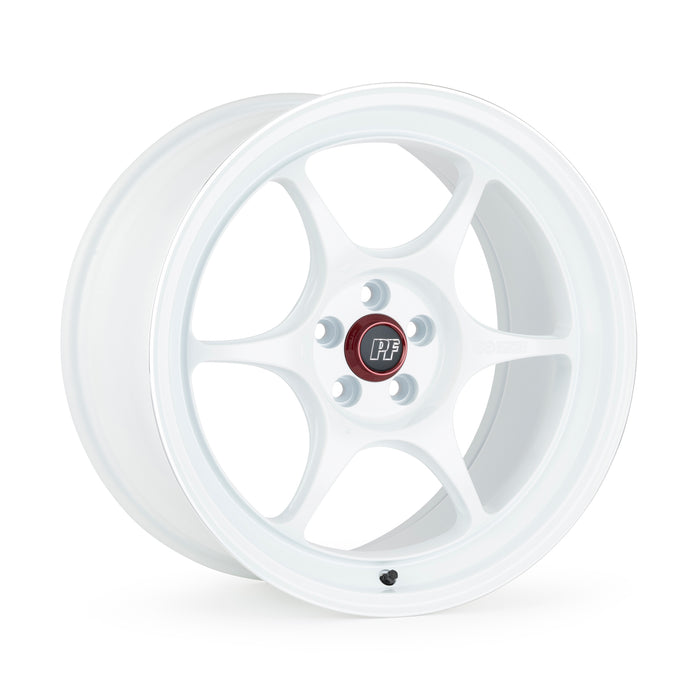 Enkei PF06- 15x8/ 4x100/ ET35/ 67 CB- White Machined *MOQ 40