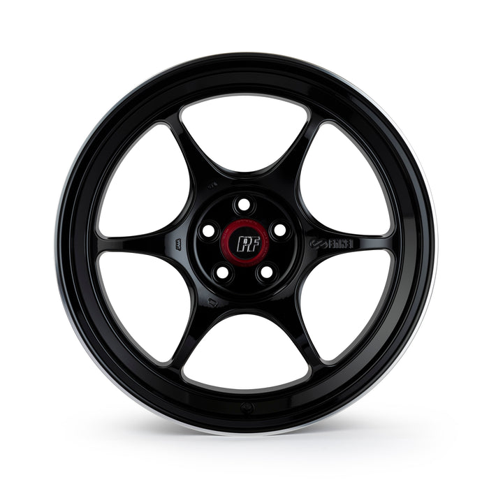 Enkei PF06 17x9 / +45 ET / 5x100 BP - Black Machined