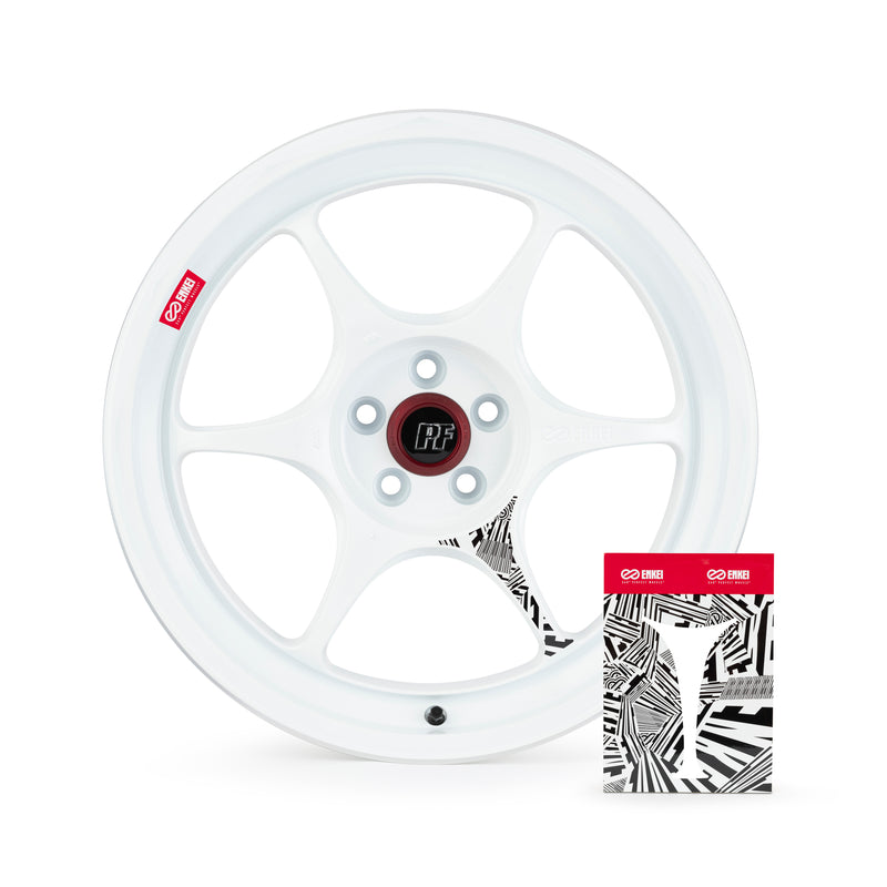 Enkei PF06 - 17x9.5 / 5x114.3 / 22 ET - White Machined