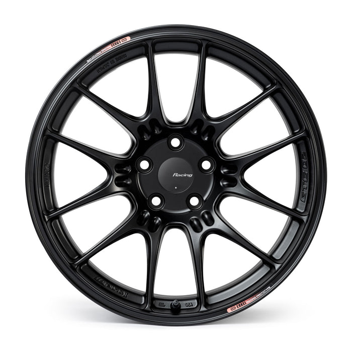 Enkei GTC02 17x7.5 4x100 35mm Offset 66.5mm Bore Black Wheel