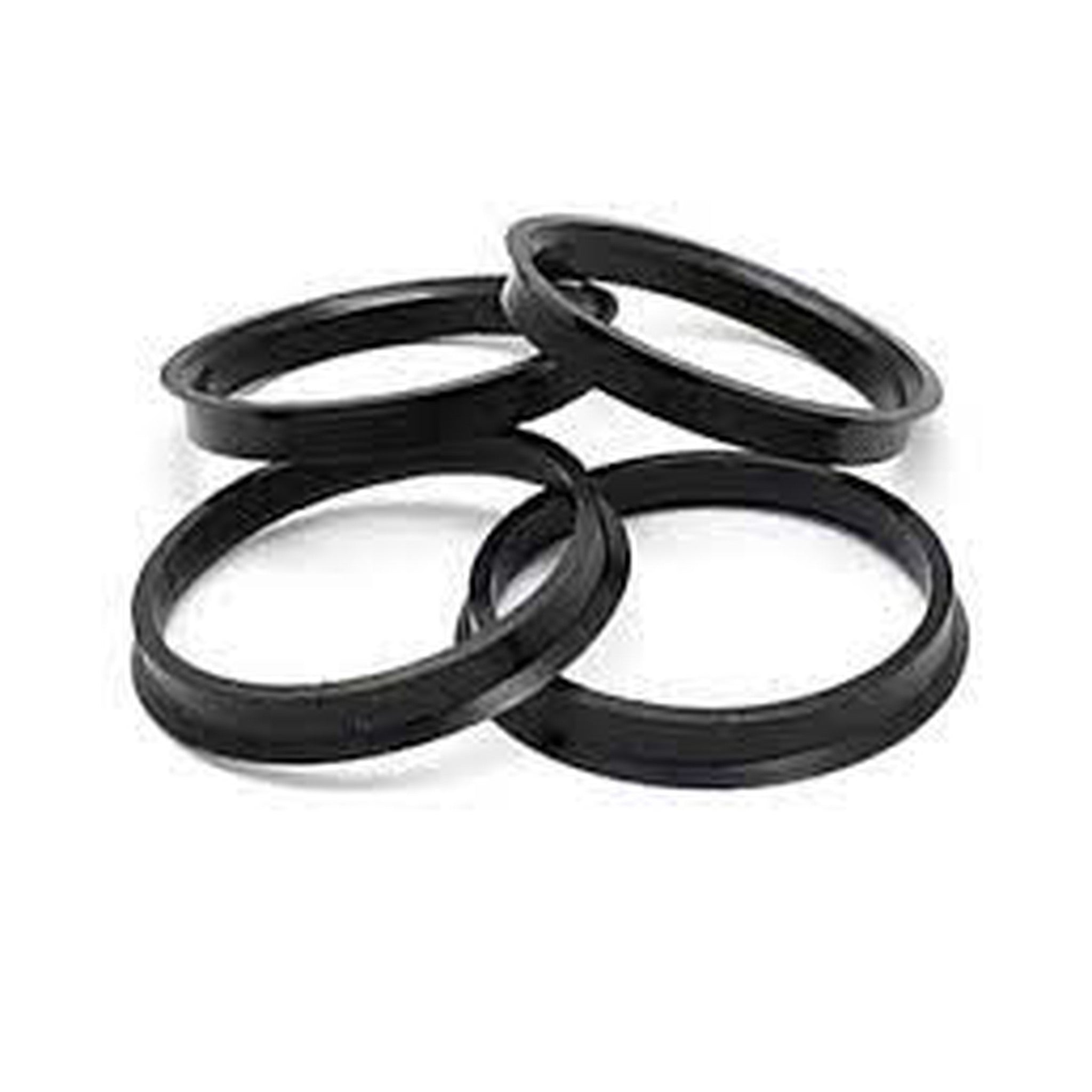 Enkei 73mm OD 56.10mm ID Plastic Hub Rings - 4 Pack