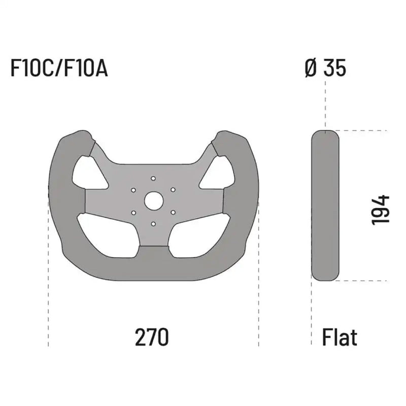 Sparco F10A Suede Black Steering Wheel