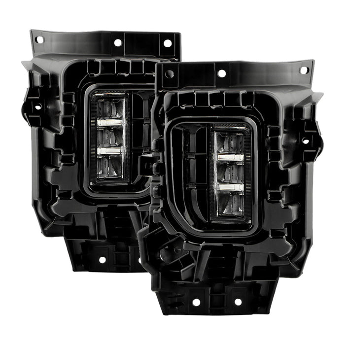 Spyder 2024+ Chevy Silverado 2500HD/3500HD OEM Style Full LED Fog Light w/Universal Switch