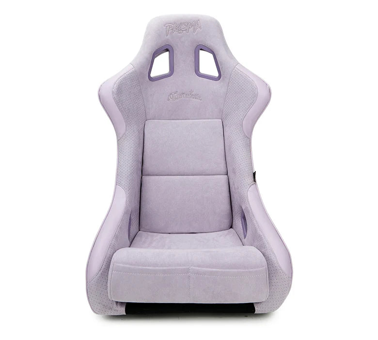 NRG FRP Bucket Seat (Medium) Prisma-Chromatic Lilac Vegan Suede w/ Chameleon Back
