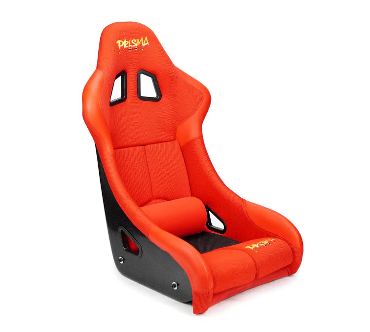NRG PRISMA FIA Competition Seat w/ Competition Fabric FIA Homologated - Red