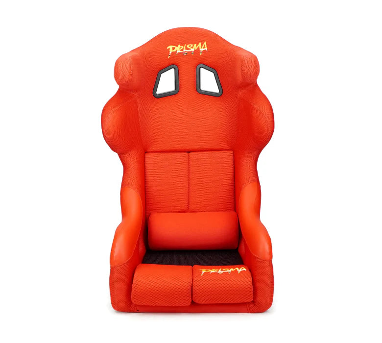 NRG PRISMA FIA HALO Competition Seat with Competition Fabric FIA Homologated - Red