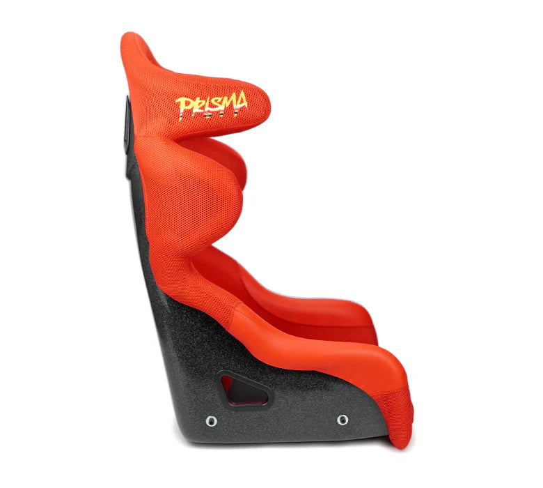 NRG PRISMA FIA HALO Competition Seat with Competition Fabric FIA Homologated - Red