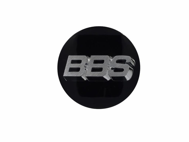 BBS Center Cap 56mm Black/Silver - 3D Floating