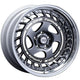 SSR Formula Aero Spoke 18x12.5 5x114.3 -39 Titan Silver w/ Brushed Red Aero Plate