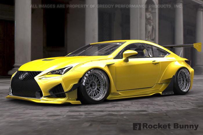 GReddy 15+ Lexus RC-F Rocket Bunny Aero Kit - Front Fender