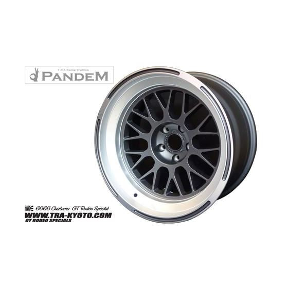 GReddy Pandem 6666 Wheels 18x11 -40 5-100 Gunmetal