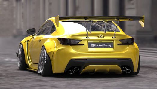 GReddy 15+ Lexus RC-F Rocket Bunny Aero Kit - Front Fender