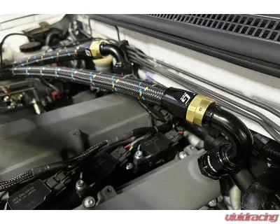 GReddy AN16 180 DEGREE HOSE END SWIVEL BLACK/GOLD ANODIZED