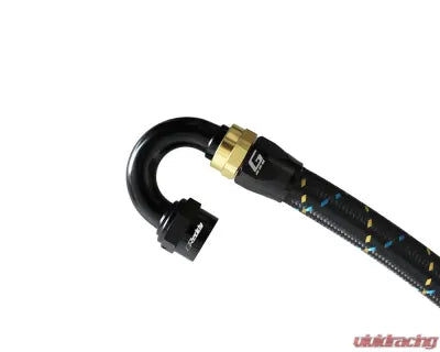 GReddy AN06 180 DEGREE HOSE END SWIVEL BLACK/GOLD ANODIZED