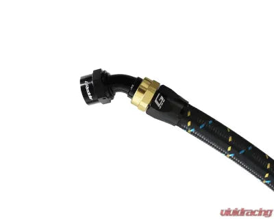 GReddy AN06 45 DEGREE HOSE END SWIVEL BLACK/GOLD ANODIZED