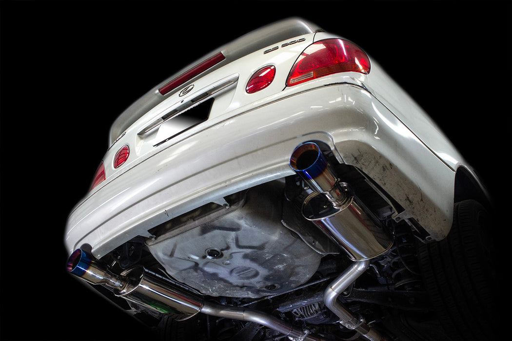 ISR Performance 98-05 Lexus GS300 MBSE Dual Exhaust - Blue Tip
