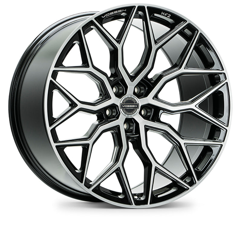 Vossen HF-2 22x10.5 / 5x112 / ET8 / Super Deep / 66.5 - Gloss Black Wheel