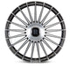 Vossen HF-8 22x10.5 / 5x120 BP / ET38 / 72.56 CB / Deep - EMC Polished / Brushed Wheel