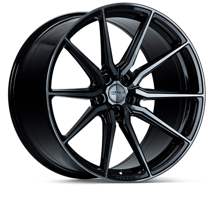 Vossen HF-9 24x10 - 5x120 - ET32 - Deep - 72.56 - Gloss Black Polished Wheel