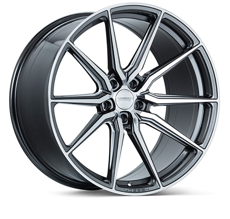 Vossen HF-9 24x10 - 5x120 - ET32 - Deep - 72.56 - Gloss Black Polished Wheel