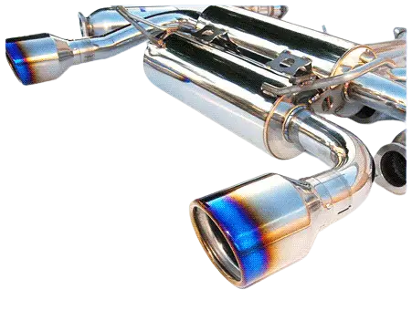 Invidia 03-08 Infiniti G35 Coupe Gemini Rolled Titanium Tip Cat-back Exhaust