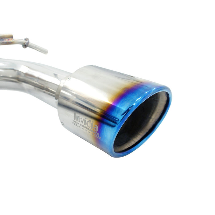 Invidia 15-18 Ford Focus RS Q300 w/Valve Rolled Titanium Tip Cat-Back Exhaust