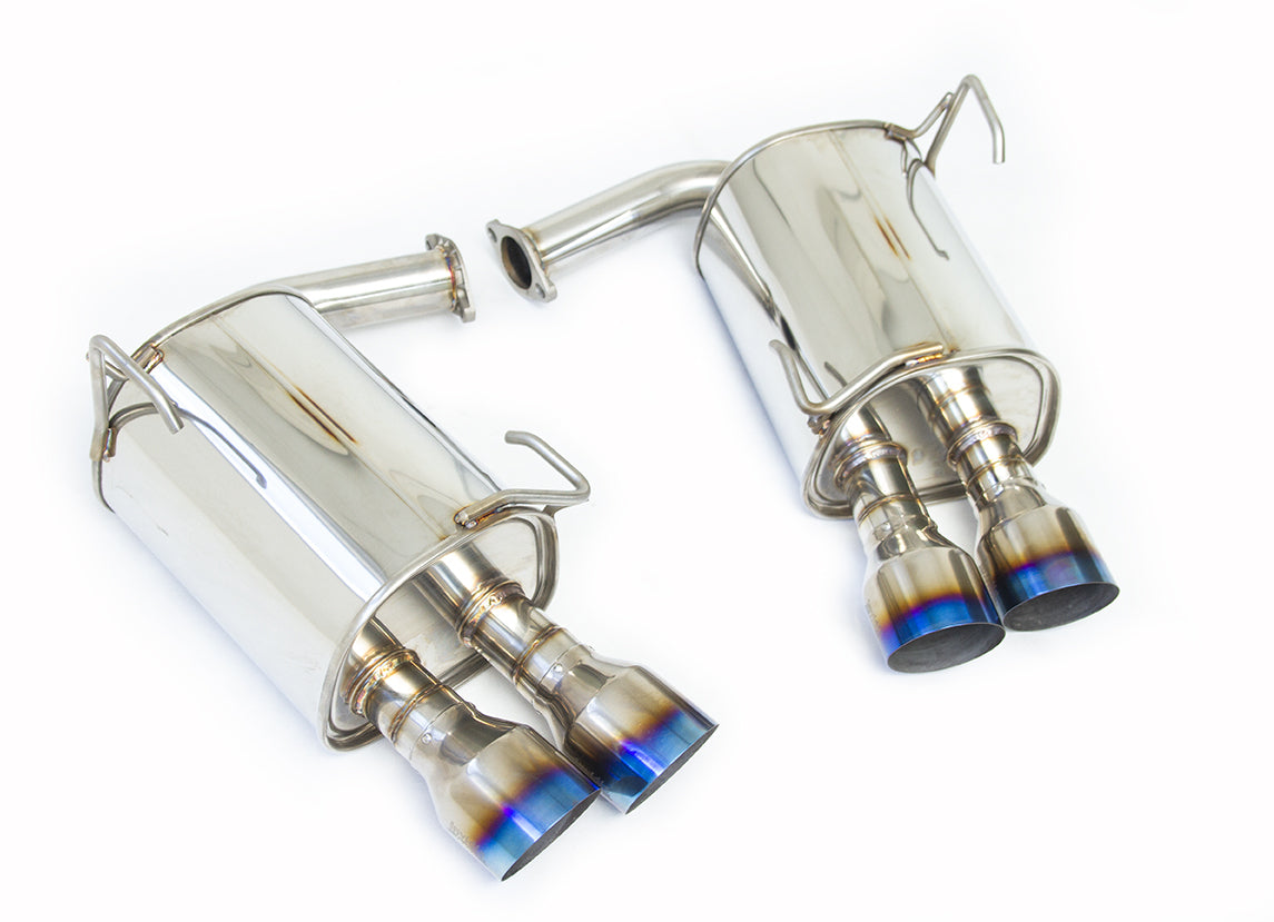 Invidia 15+ Subaru STI 4Dr Q300 Single Layer Titanium Burnt Quad Tip Cat-Back Exhaust