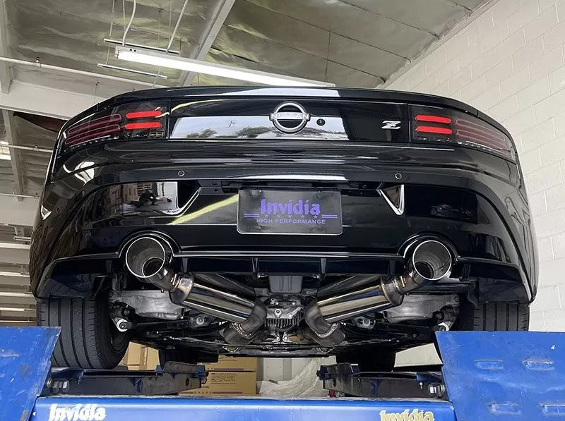 Invidia 2022+ Nissan Z 70mm N1 Cat Back Exhaust - TI Tips