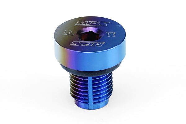 HPS Titanium Coolant Bleed Screw - Blue (HW22-1001)