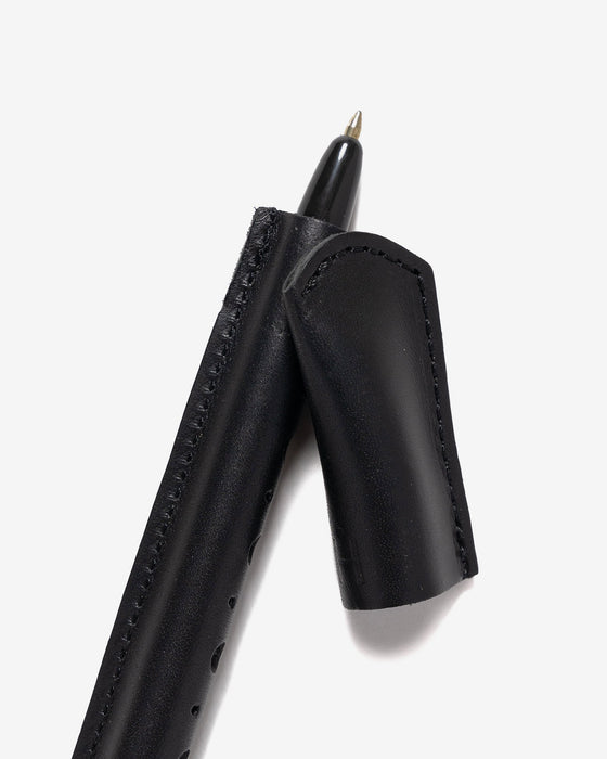 Akrapovic Leather Pencil Case - Black