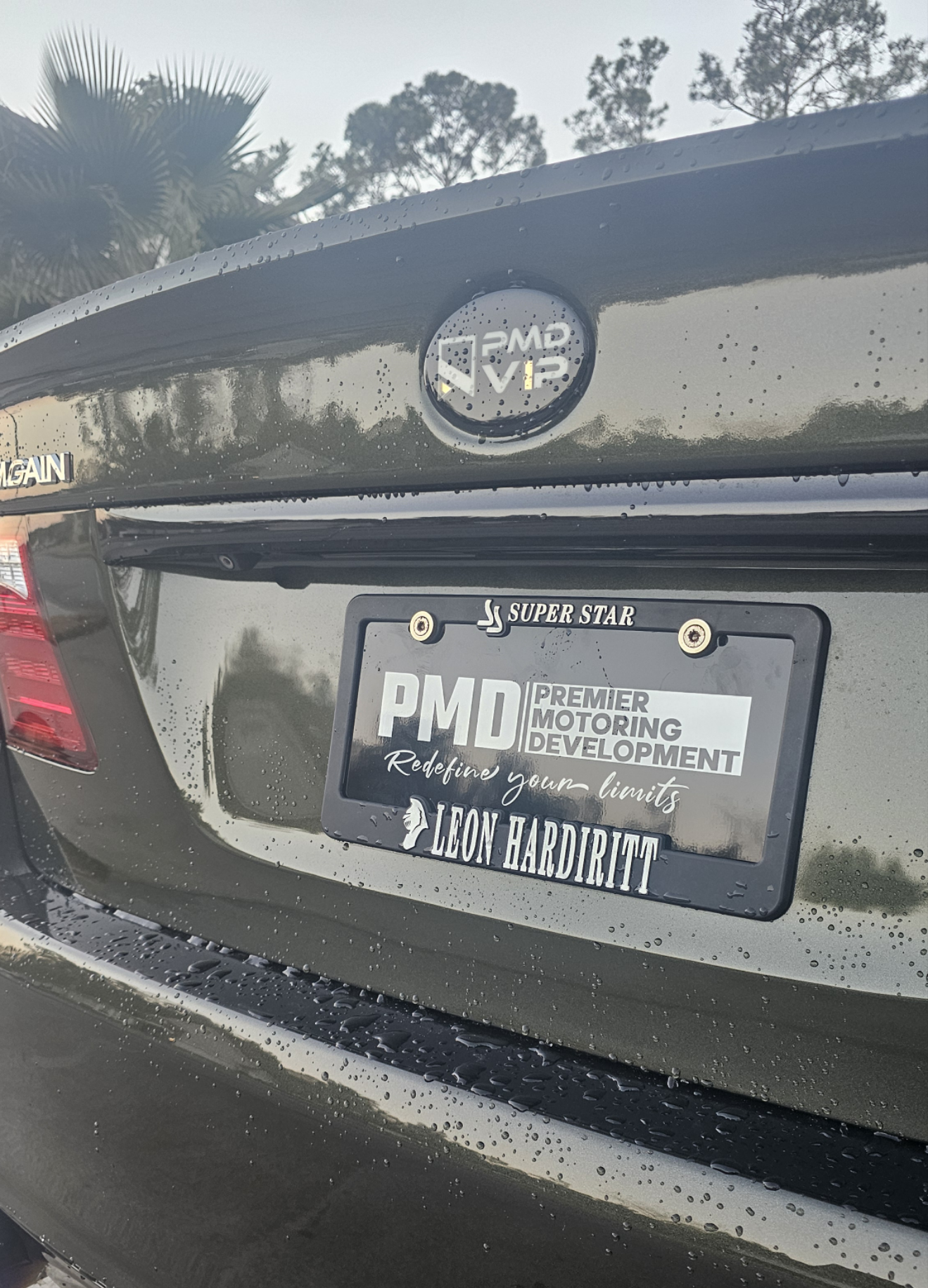 PMD: Premier Motoring Development Vanity License Plate