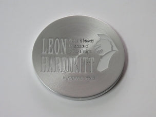 Leon Hardiritt Center Cap "V1" - White Logo / Machined Backing (Set)