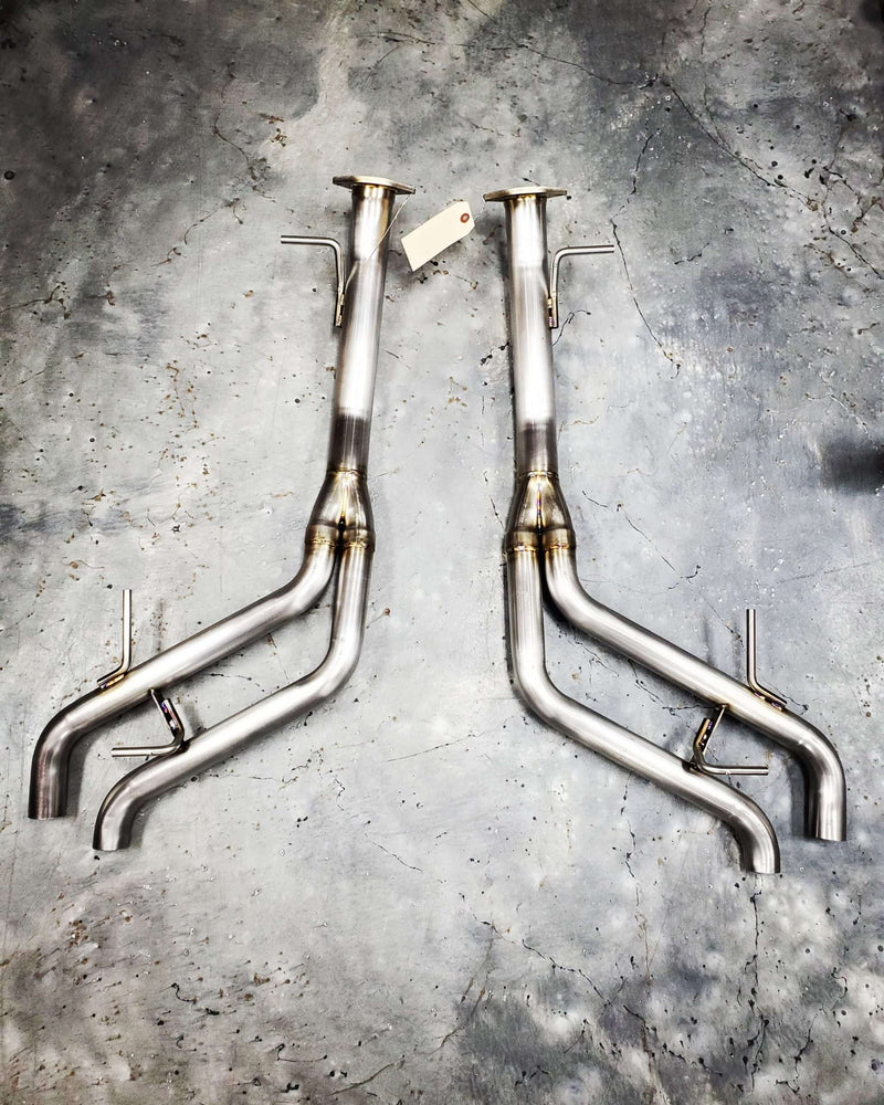 PPE Lexus LC500 Muffler Delete - OEM tip style