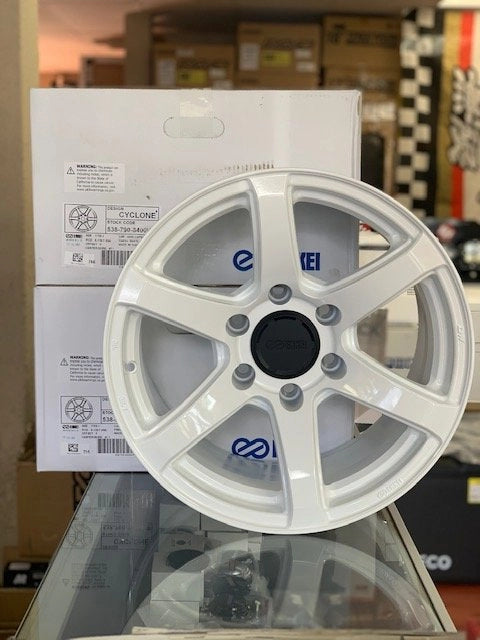 Enkei Cyclone 17x9 6x139.7 0mm Offset 106.1 Bore - White Pearl Wheel MOQ 40