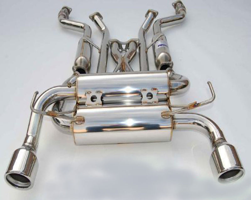 Invidia 14+ Infiniti Q50 Gemini w/ Rolled Stainless Steel Tips Cat-Back Exhaust
