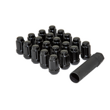 Gorilla Lug Nuts 5LUG 12-1.25 SPLINE WIK PASS BLK GOR