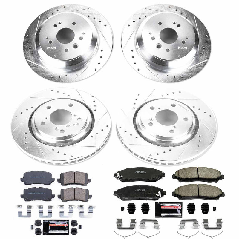 Power Stop 22-24 Subaru WRX Front and Rear Z23 Evolution Brake Kit