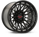Vossen LCX-03 22x9.5 - 6x139.7 - ET30 - Deep - 78.1 - Satin Black Wheel