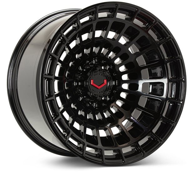 Vossen LCX-04 24x12 - 6x139.7 - ET44 - Ultra Deep - 78.1 - Satin Black Wheel