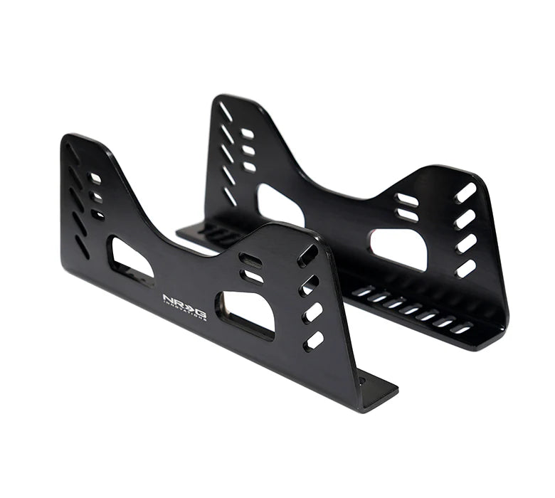 NRG Tall Aluminum Side Mount Bracket (Pairs) - Black
