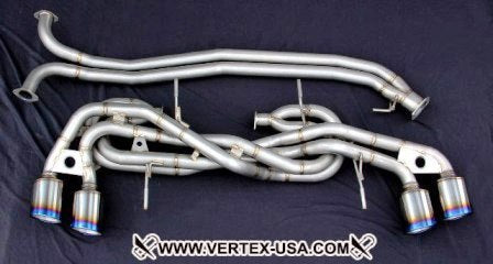 R-Vertex 2010-Up Nissan GTR R35 Legerfort Dual Titanium Muffler Tornado
