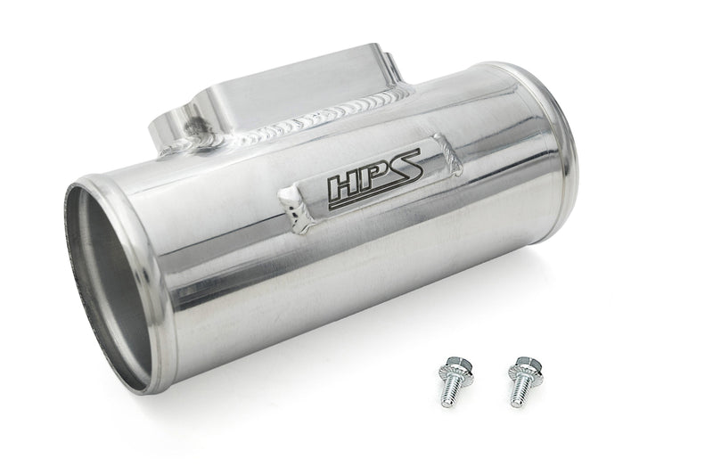 HPS MAF Sensor Housing - Lexus/Toyota 2JZ 1MZ 1UZ Engine - Polished (MAF-ADAP-16V2)