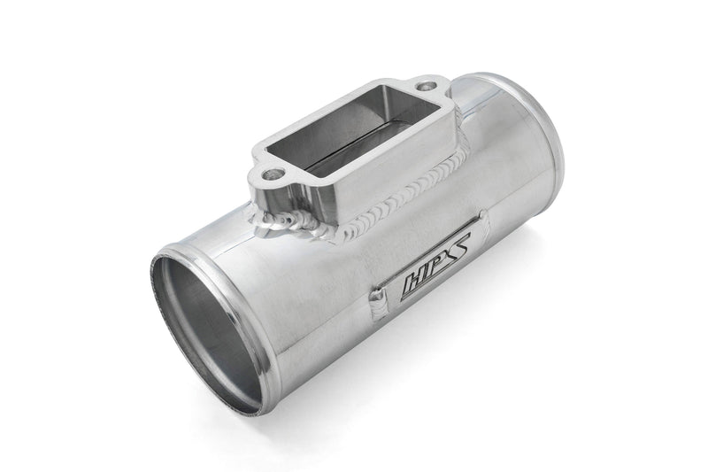 HPS MAF Sensor Housing - Lexus/Toyota 2JZ 1MZ 1UZ Engine - Polished (MAF-ADAP-16V2)