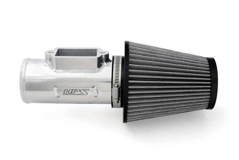 HPS MAF Sensor Housing - Lexus/Toyota 2JZ 1MZ 1UZ Engine - Polished (MAFT-1604)