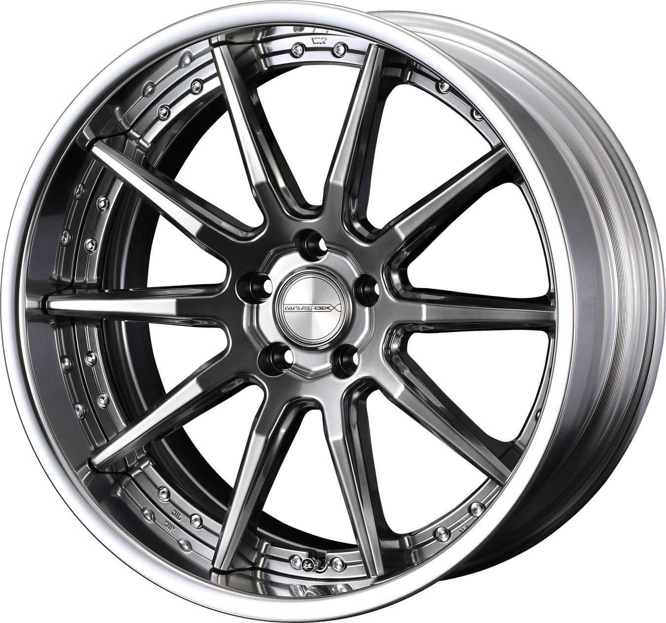 Maverick 1410S 2-piece forged JDM wheel by Weds