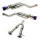 ISR Performance 98-05 Lexus GS300 MBSE Dual Exhaust - Blue Tip