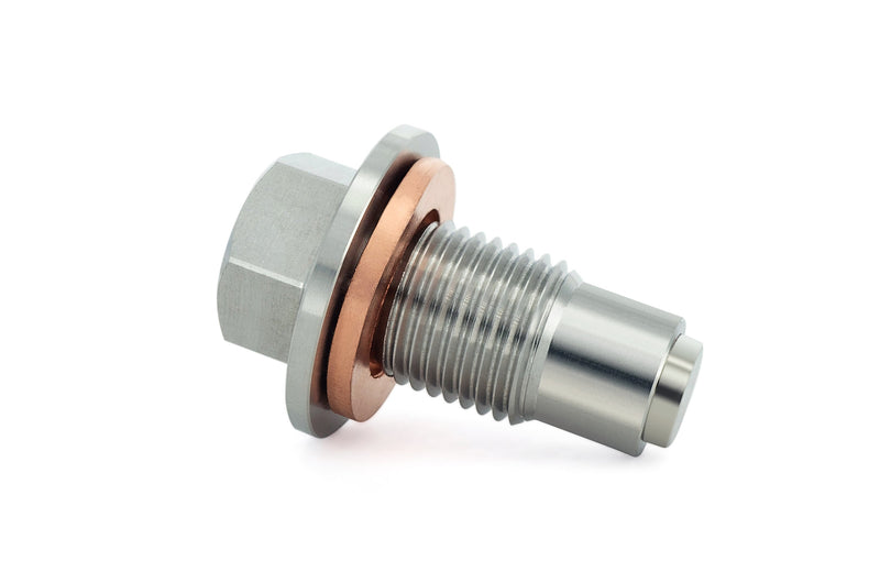 HPS Stainless Steel Magnetic Oil Drain Plug - Polished (MDP-A050-20)